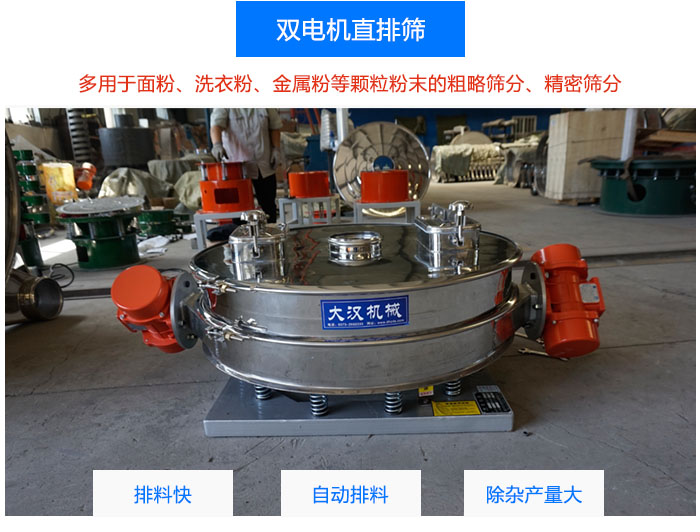 雙電機直排篩介紹